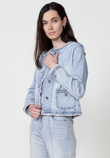 Джинсовая жилетка