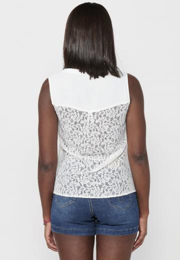 Блузка без рукавов