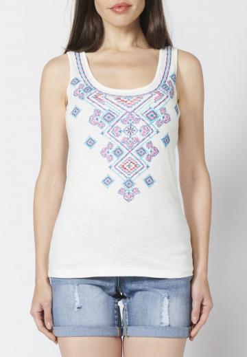 Блузка без рукавов