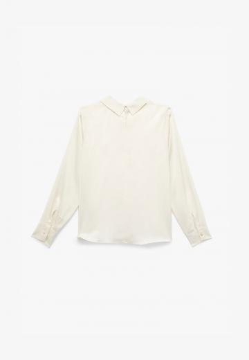 Атласная блузка