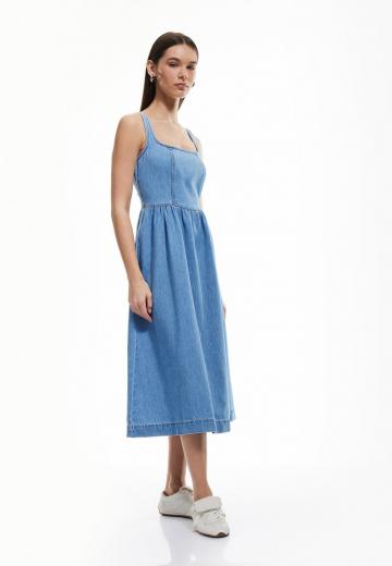 Джинсовое платье