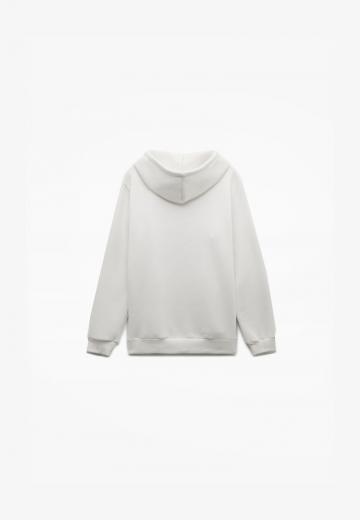 Пуловер с капюшоном