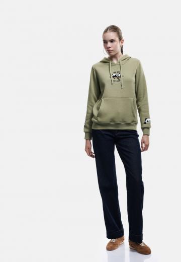 Пуловер с капюшоном