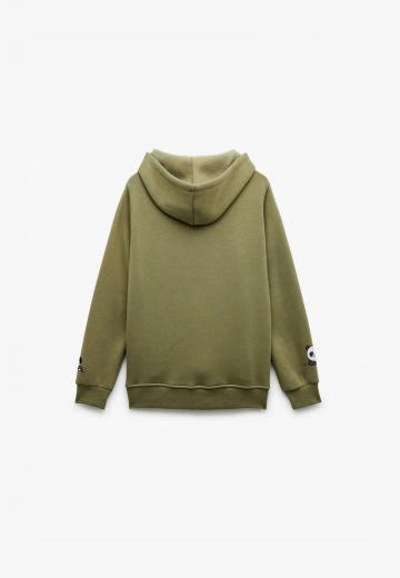 Пуловер с капюшоном