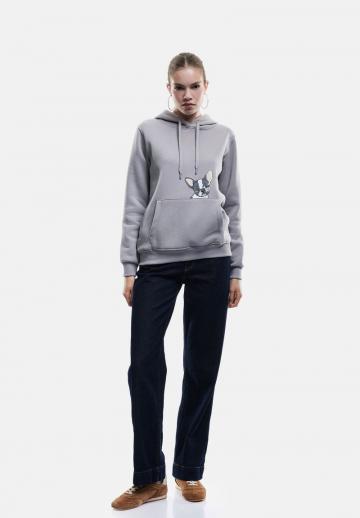 Пуловер с капюшоном