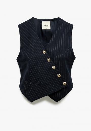 Джинсовая жилетка