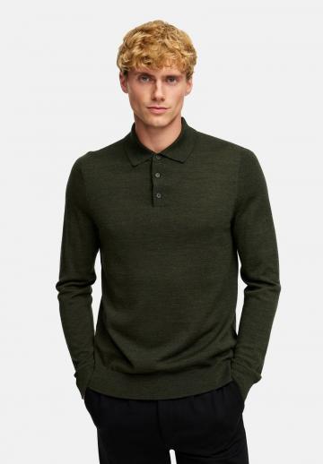 Поло с длинным рукавом