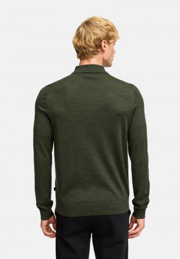 Поло с длинным рукавом