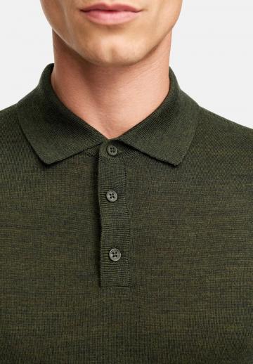 Поло с длинным рукавом