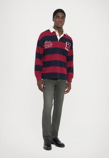 Поло с длинным рукавом