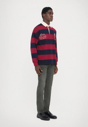 Поло с длинным рукавом