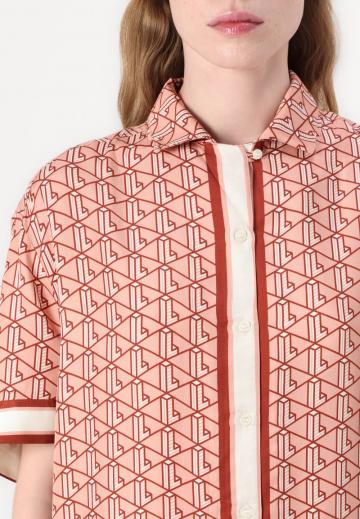 Атласная блузка