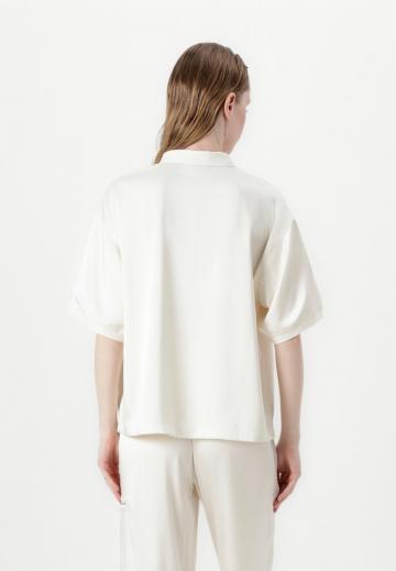 Атласная блузка