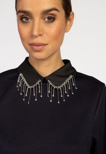 Атласная блузка