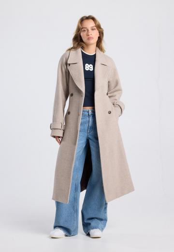 Шерстяное пальто