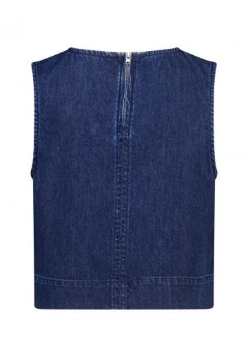 Джинсовая жилетка