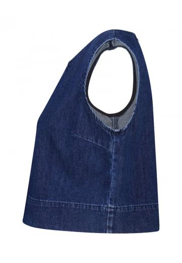 Джинсовая жилетка