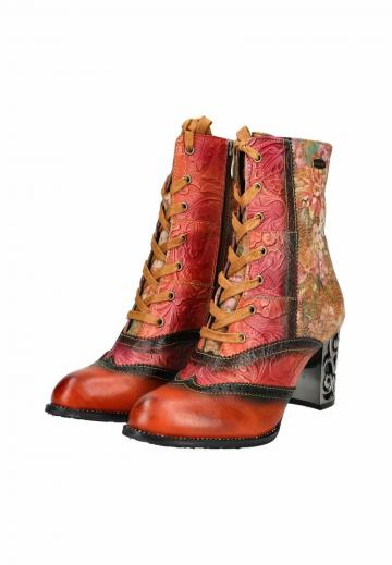 Полусапожки на высоком каблуке