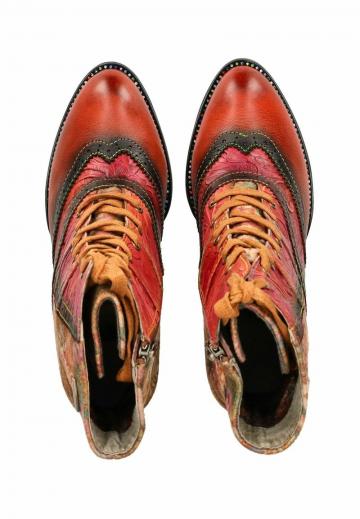 Полусапожки на высоком каблуке