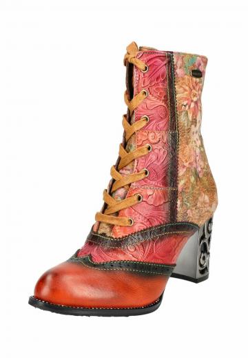 Полусапожки на высоком каблуке