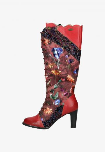 Сапоги на шнуровке