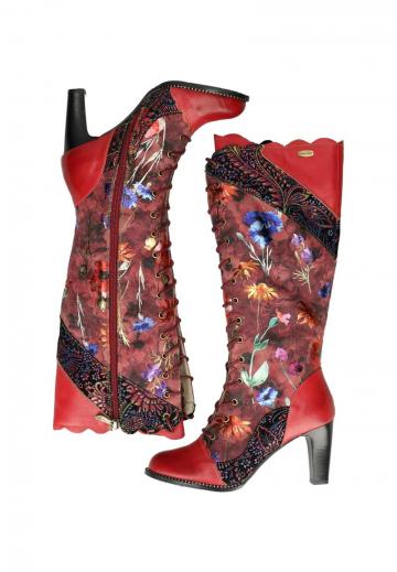 Сапоги на шнуровке