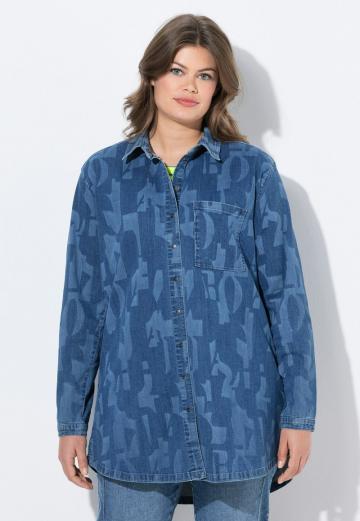 Джинсовая блузка
