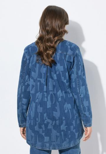 Джинсовая блузка