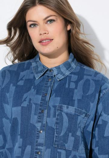 Джинсовая блузка