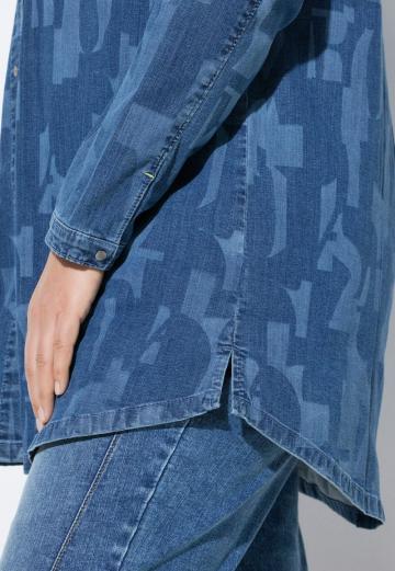 Джинсовая блузка