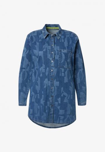 Джинсовая блузка