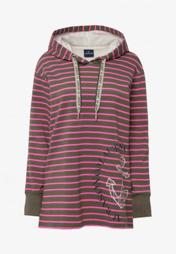 Пуловер с капюшоном