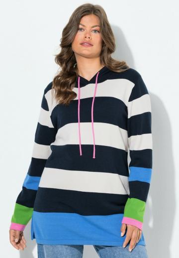 Пуловер с капюшоном