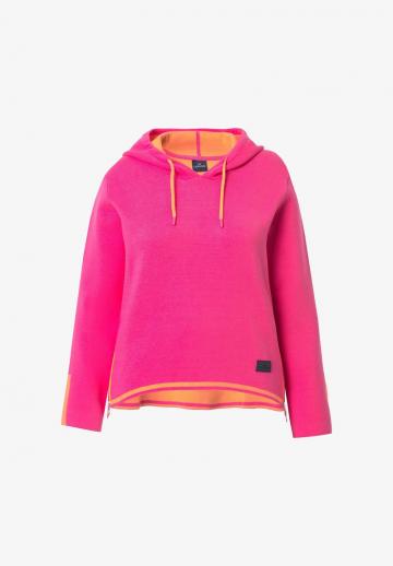 Пуловер с капюшоном