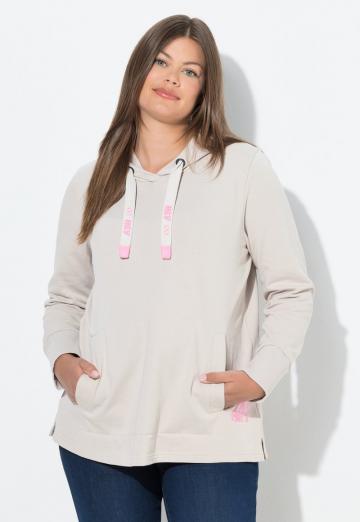 Пуловер с капюшоном