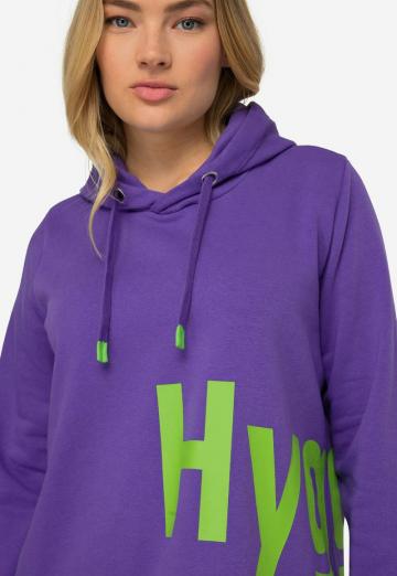 Пуловер с капюшоном