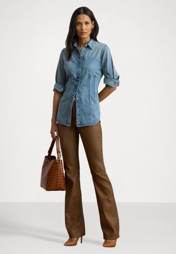 Джинсовая блузка