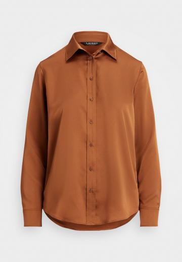 Атласная блузка