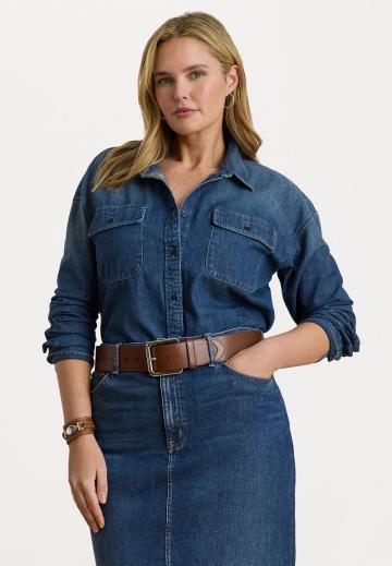 Джинсовая блузка