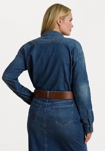 Джинсовая блузка