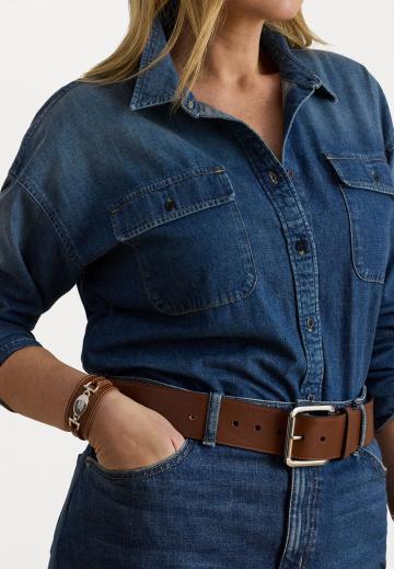 Джинсовая блузка