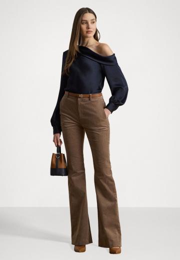 Атласная блузка