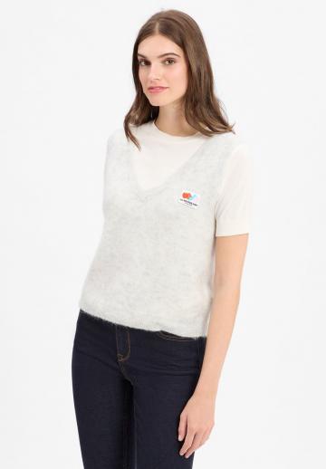 Пуловер без рукавов