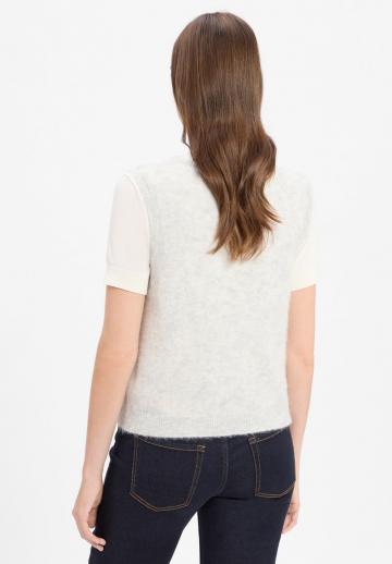 Пуловер без рукавов