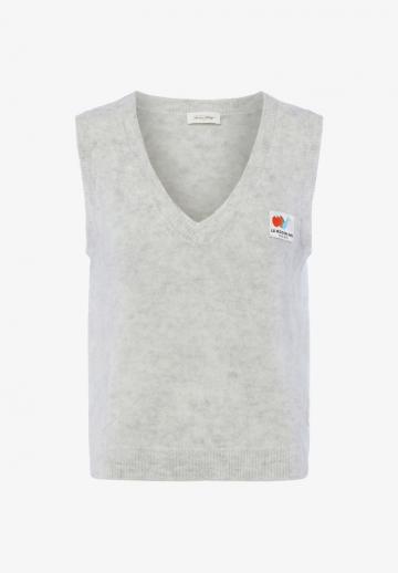 Пуловер без рукавов