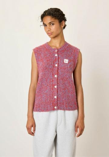 Вязаный жилет