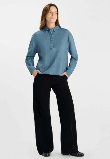 Джинсовая блузка