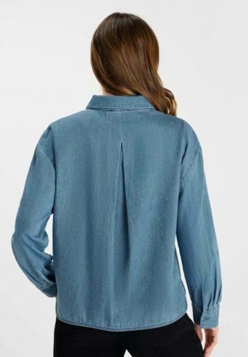 Джинсовая блузка