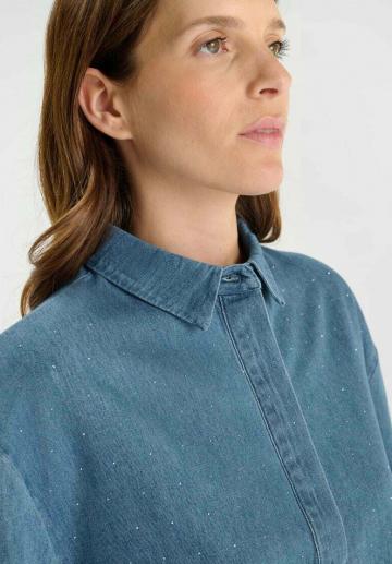 Джинсовая блузка