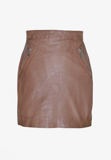 Кожаная юбка